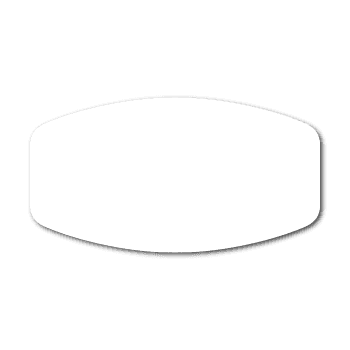 1.5" X 2.8125" Modified Oval Labels