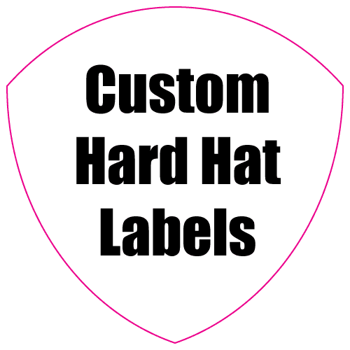 2.25 x 2.25 Custom Badge Custom Printed Hard Hat Labels