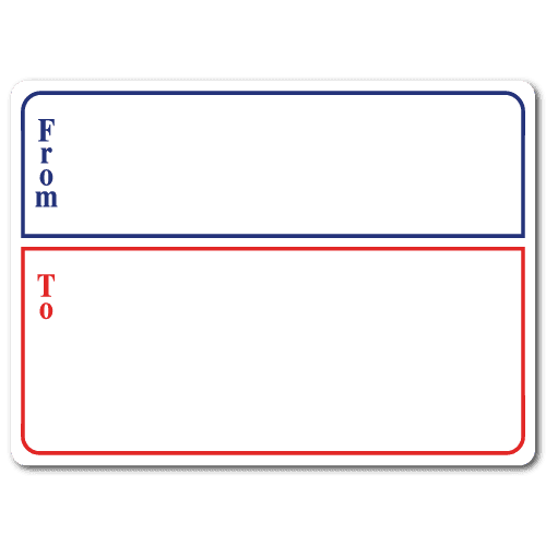 4" x 3" Mailing Labels with Borders