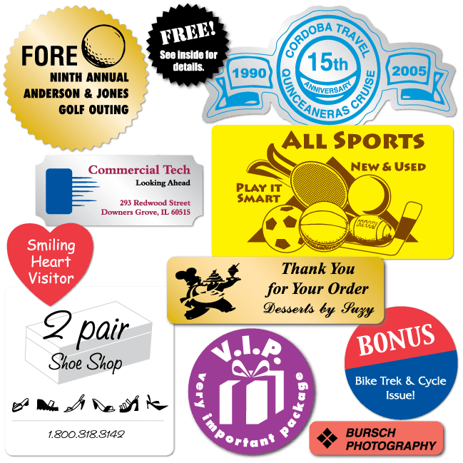Custom Printed Stickers and Labels