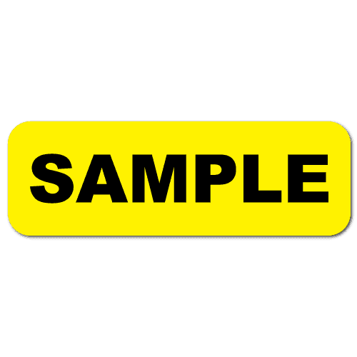 "Sample" Stickers