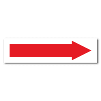 "RED ARROW" Real Estate Stickers