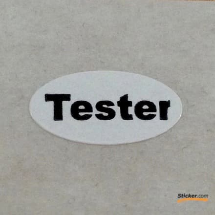 "Tester" Stickers to Label Cosmetic Samples, Lip Balm Tubes, and Trial Jars