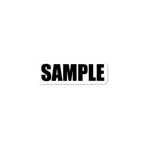 "SAMPLE" White Labels