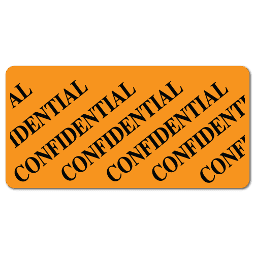 "CONFIDENTIAL" Stickers