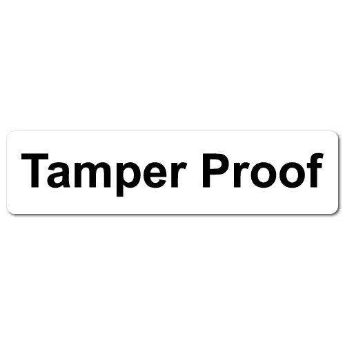 "Tamper Proof" Destructible Labels