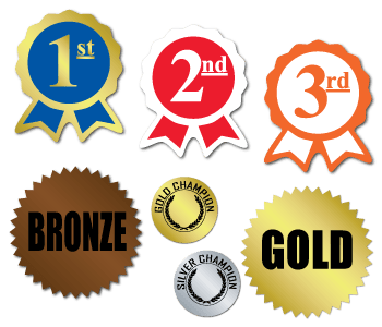 Our Custom and Stock Anniversary Stickers
