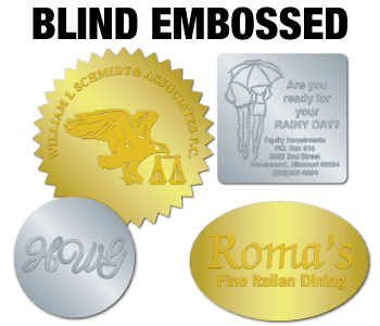 Blind Embossed Labels