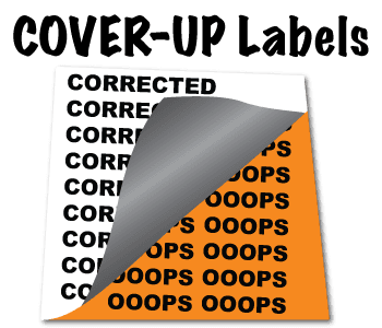 Cover-Up Labels