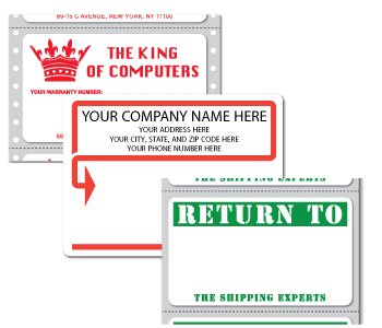 Our Custom Mailing Labels