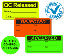 Quality Control Stickers