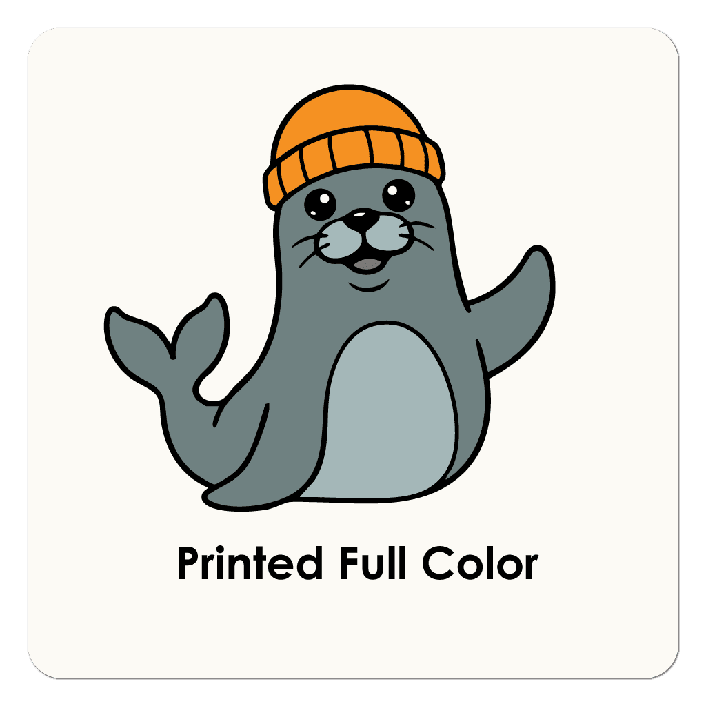 2.75" x 2.75" Round Corners Square Custom Printed Full Color Stickers