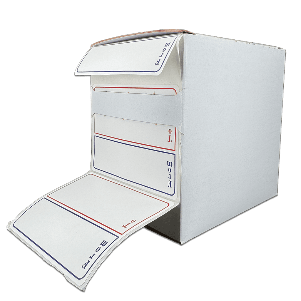 5X sticker roll dispenser box