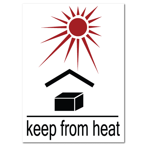 Keep From Heat Stickers