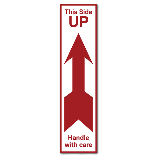 This Side Up, Handle with Care Stickers