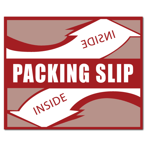 Packing Slip Inside Stickers