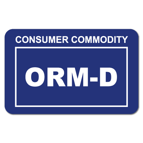 Consumer Commodity ORM-D Stickers