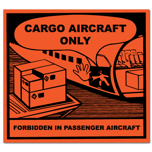 Cargo Aircraft Only Labels
