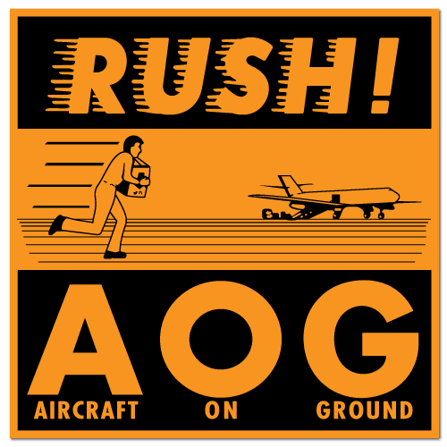 RUSH A.O.G. Stickers