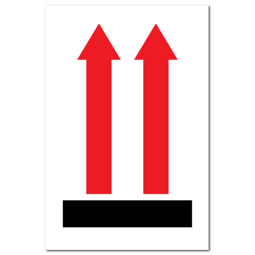 Double Up Arrows International Labels