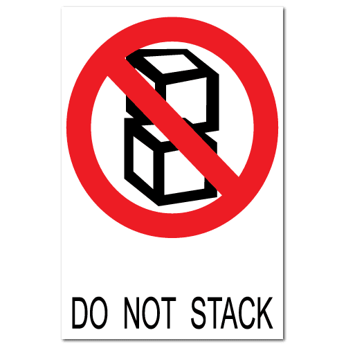 Do Not Stack Stickers