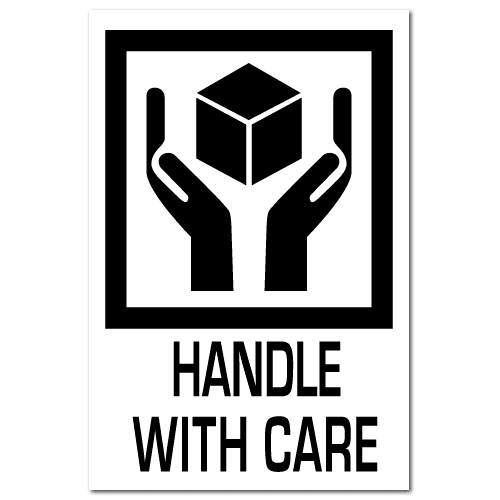 Handle With Care International Stickers