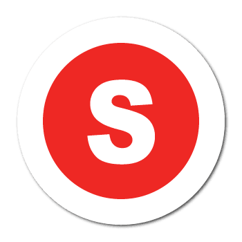 "S" Small Garment Labels