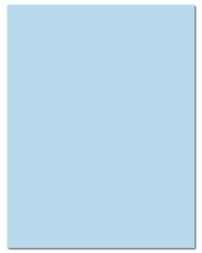 8.5" X 11" Pastel Blue Sheets