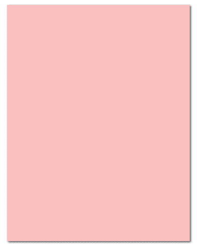 8.5" X 11" Pastel Pink Sheets