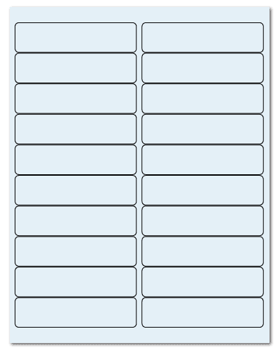 4" X 1" Crystal Clear Sheets