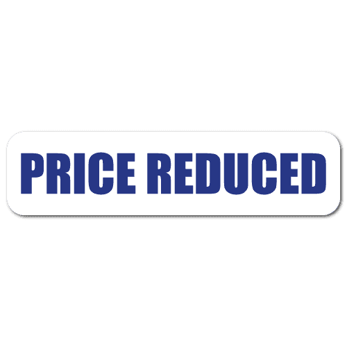 Price Reduced - 2 x 0.5 Stickers