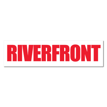 "RIVERFRONT" Real Estate Stickers