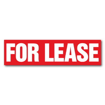 "FOR LEASE" Real Estate Stickers