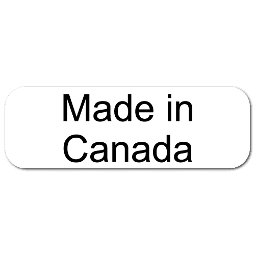 Made in Canada Rectangle Labels