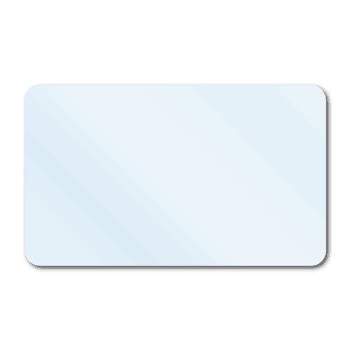 2.5" x 1.5" Crystal Clear Rectangle Seals