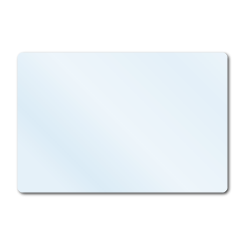 1.25" x 1" Crystal Clear Rectangle Seals