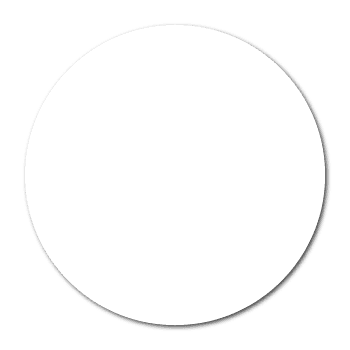 0.75" White Paper Circle Stickers