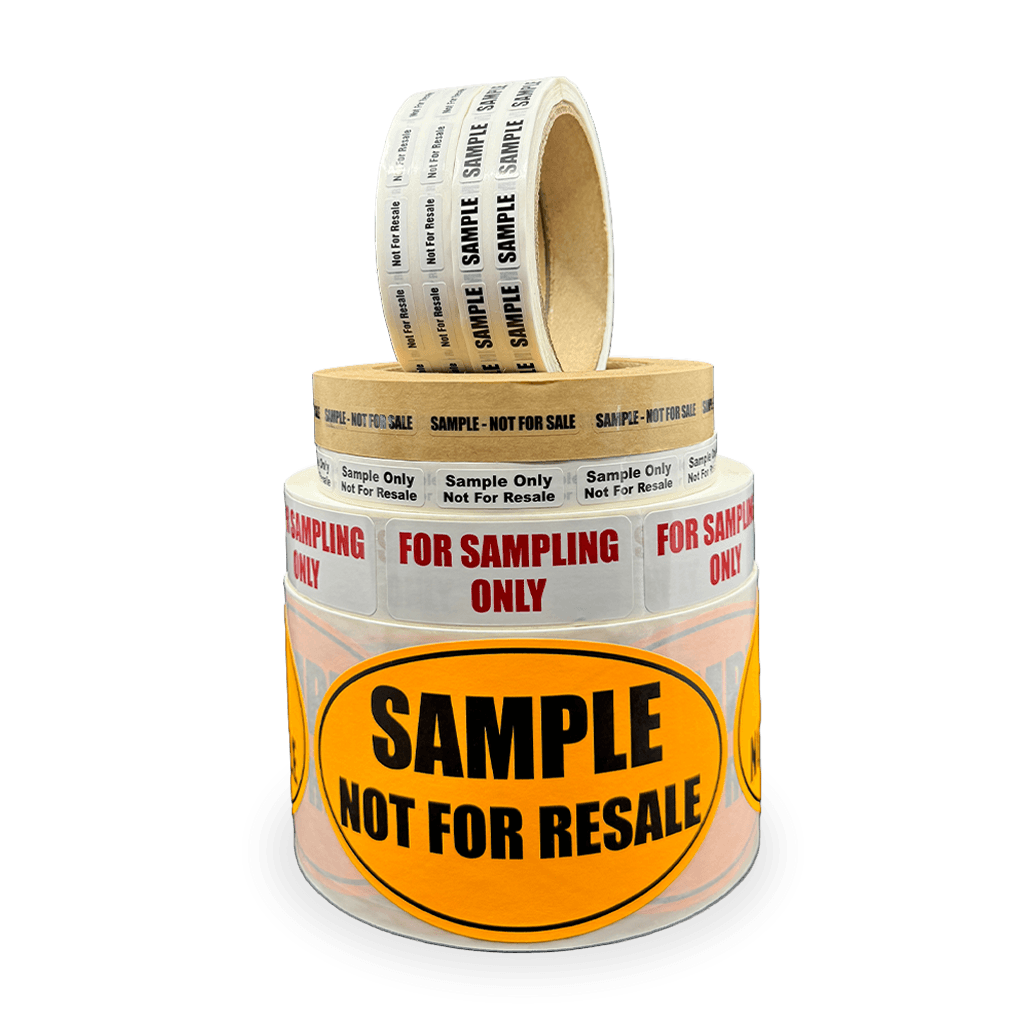 Sample And Not For Sale Stickers