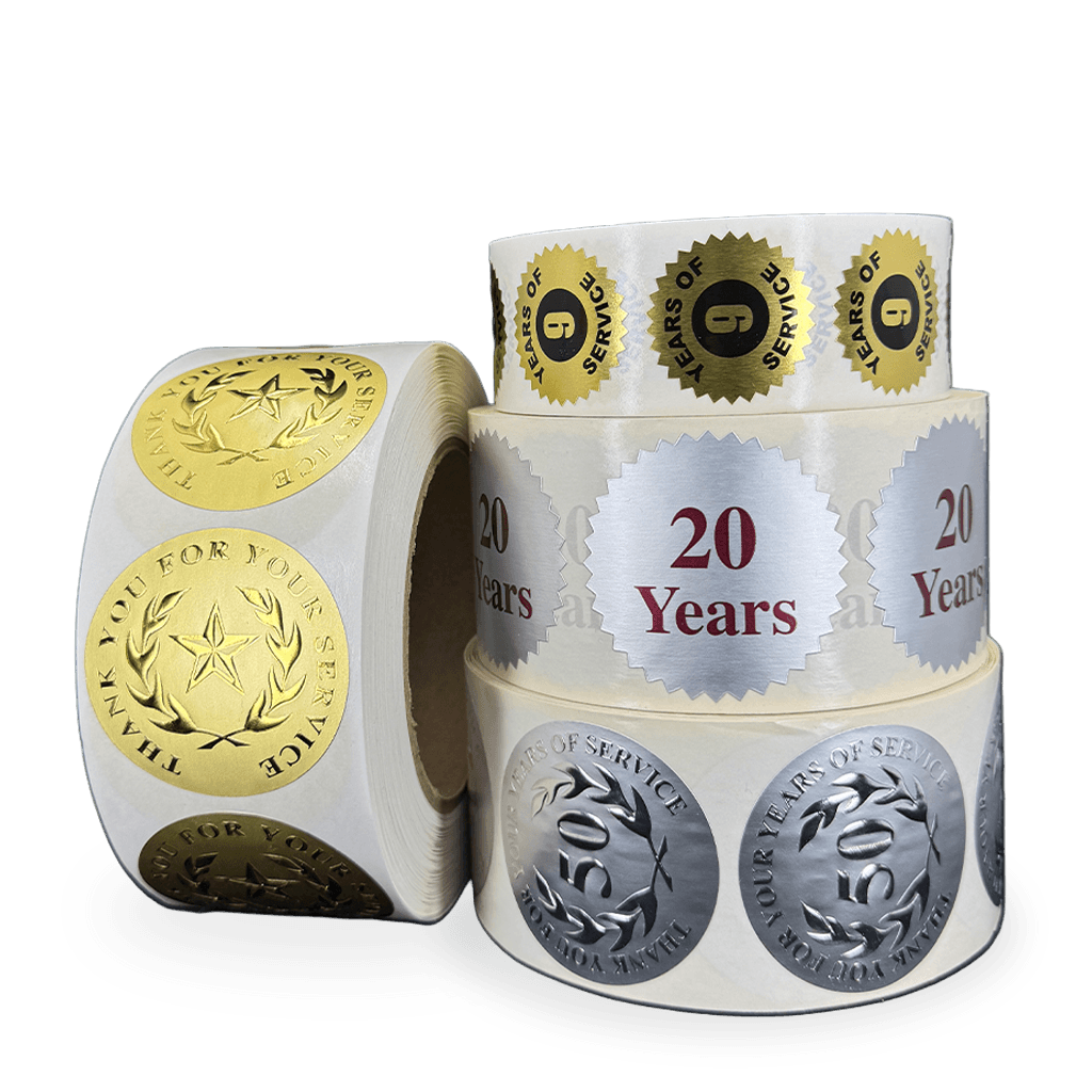 Years Of Service Stickers