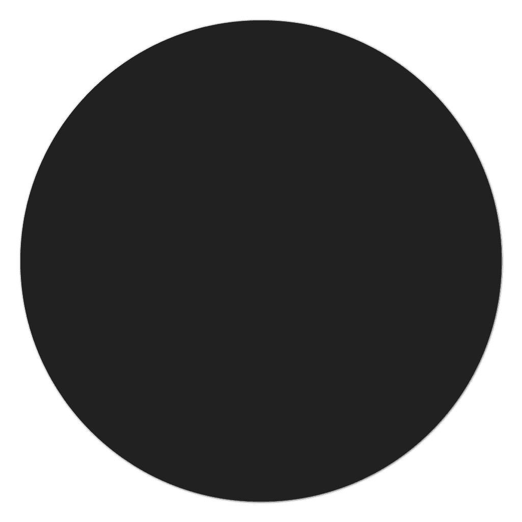 Black Matte Paper Circle Blank Stickers