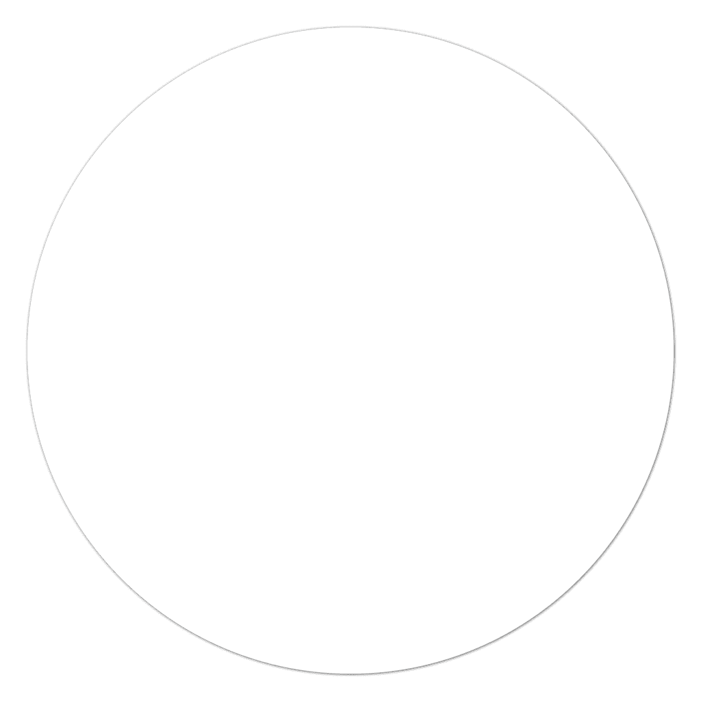 Roll of blank white matte paper circle stickers for mailing and packaging