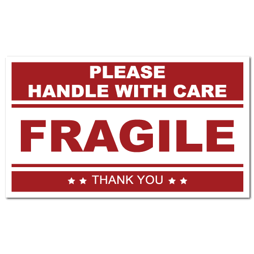 Fragile Handle with Care Stickers
