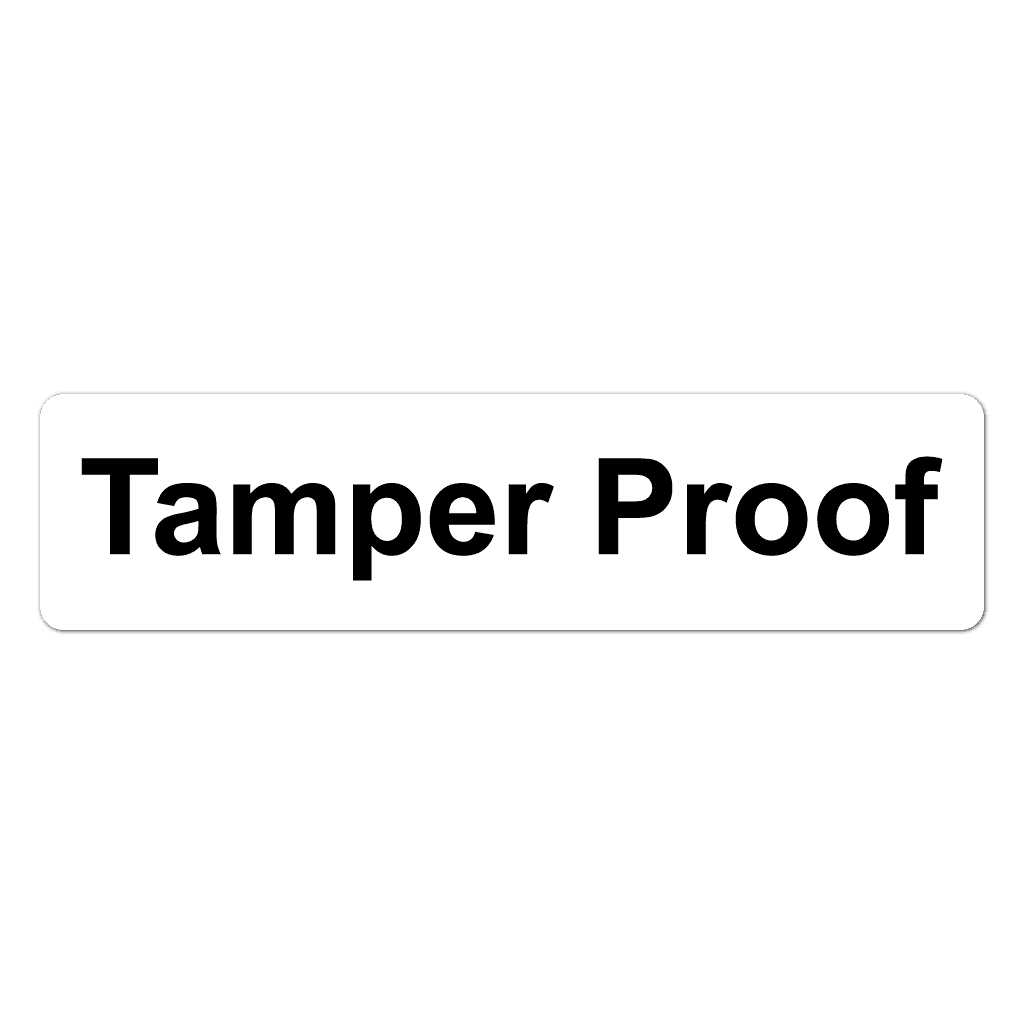 Tamper-proof destructible security stickers